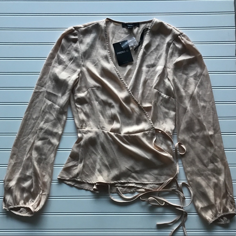 Forever 21 wrap blouse